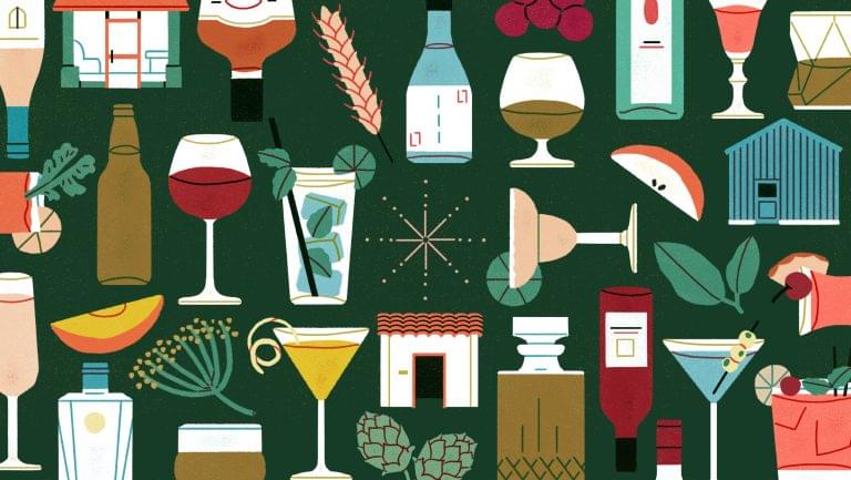 drinks illustration