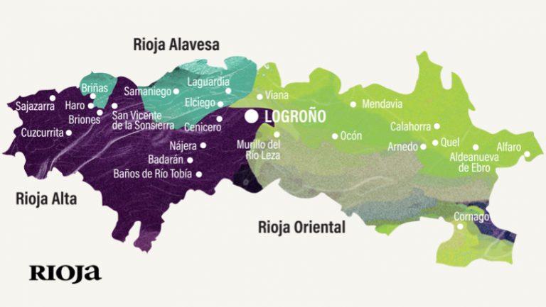 Map of Rioja