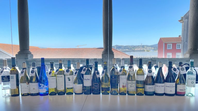 A selection of Albariño bottles. Photo courtesy of Courtney Schiessl Magrini.