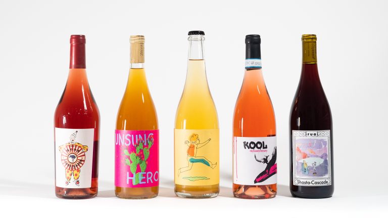 A selection of natural and organic wines available from Vine Drop. Photo courtesy of Vine Drop.