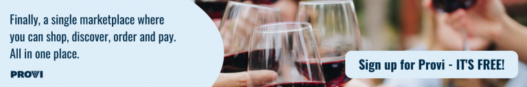 Ad: Provi.com is a single marketplace where you can shop, discover, order, and pay. Sign up now for free. Image features a close-up of several glasses of red wine cheersing.