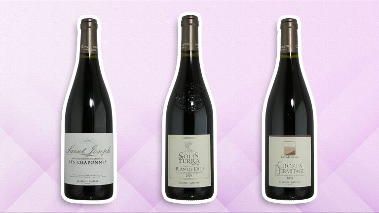 Three wine bottles from Gabriel Meffre