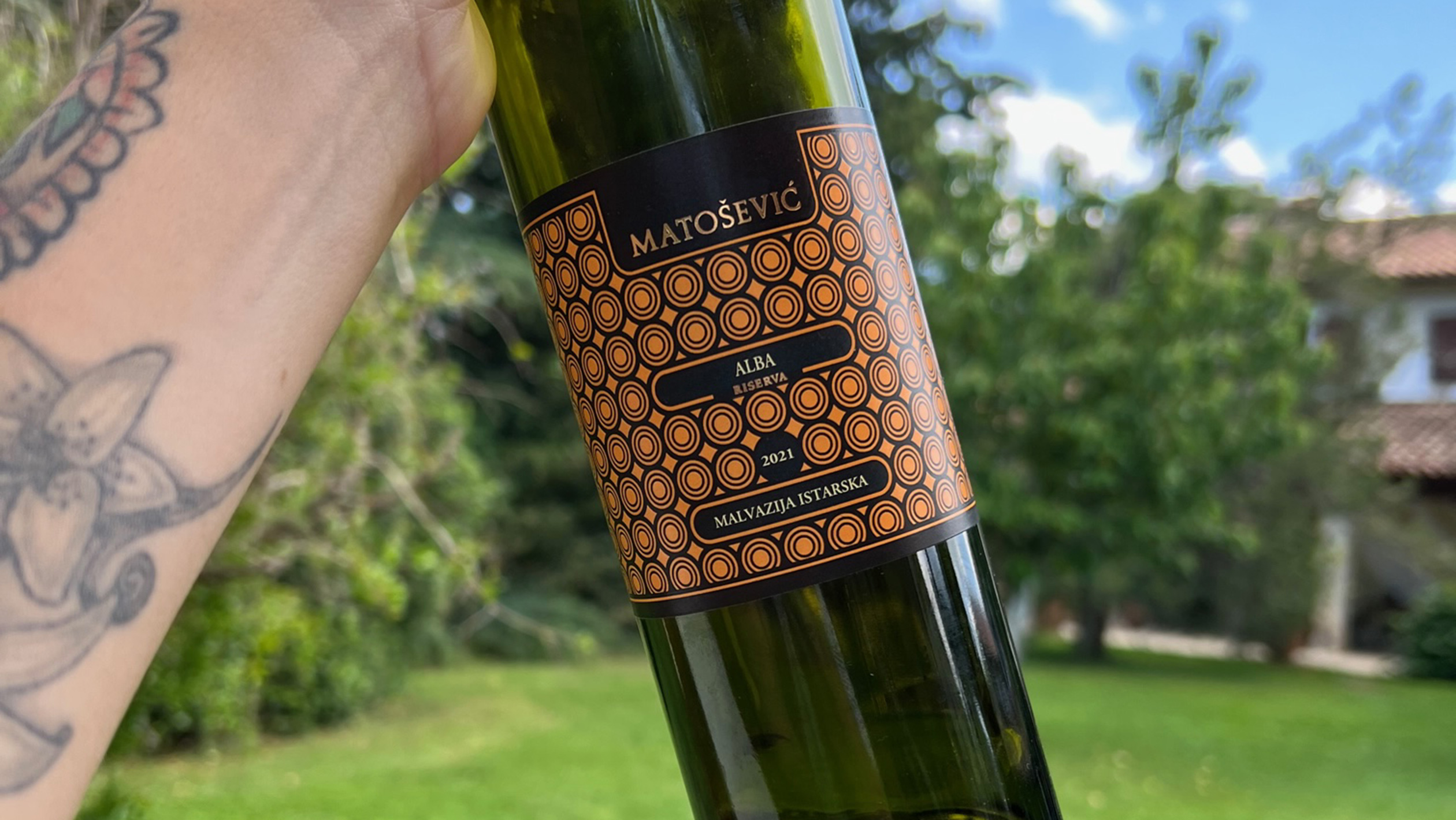 Bottle of Matošević Wines' Malvazija Istarska
