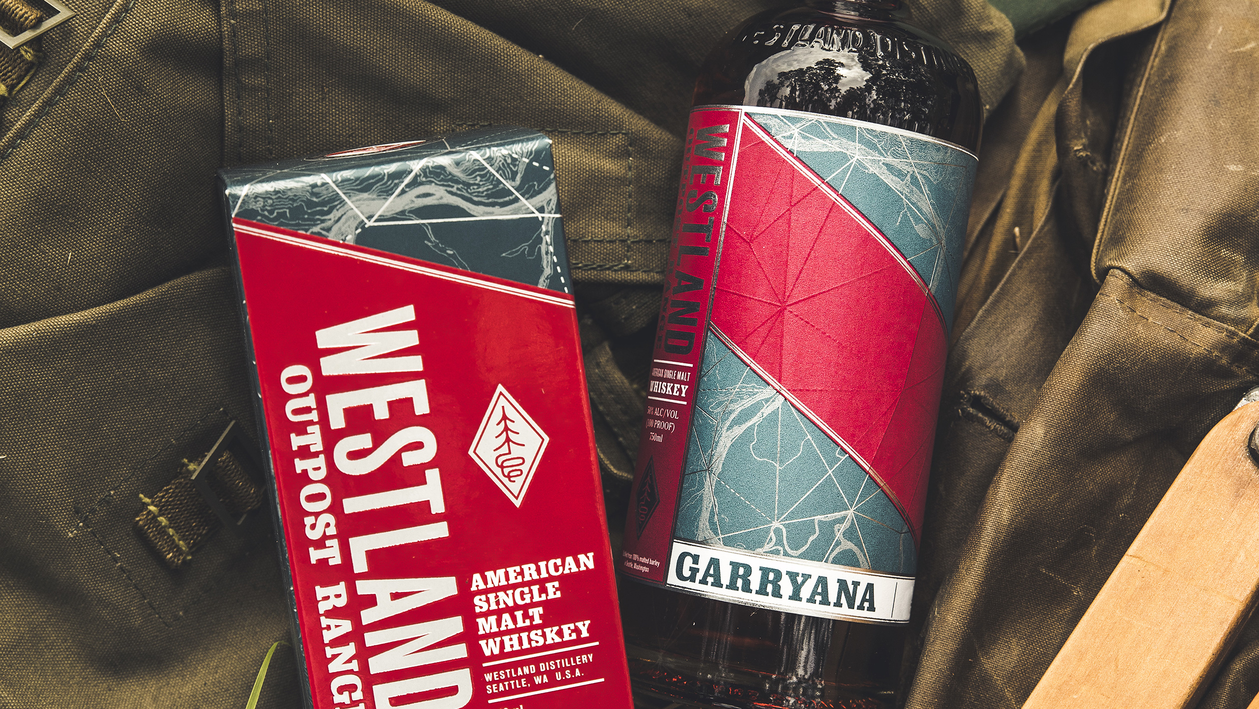A close up of a bottle of Westland Distillery ‘Garryana’ American Single Malt