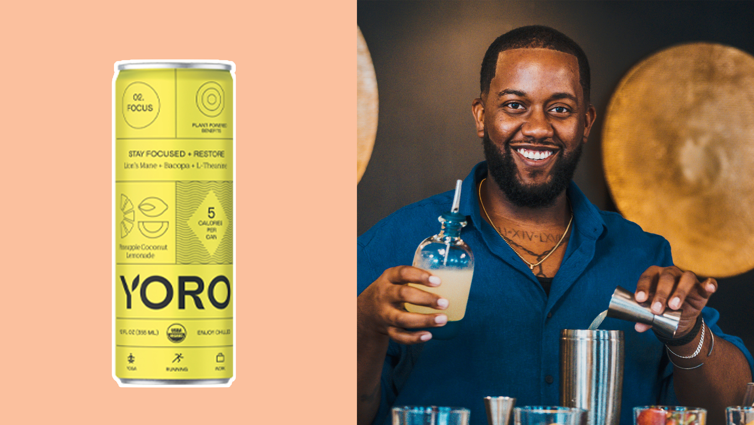 Yoro Surf Pineapple Ginger, selected by David Wallis the owner of Dream House Lounge. Photo (left) courtesy of Yoro; photo credit (right): JC Talk Media. 