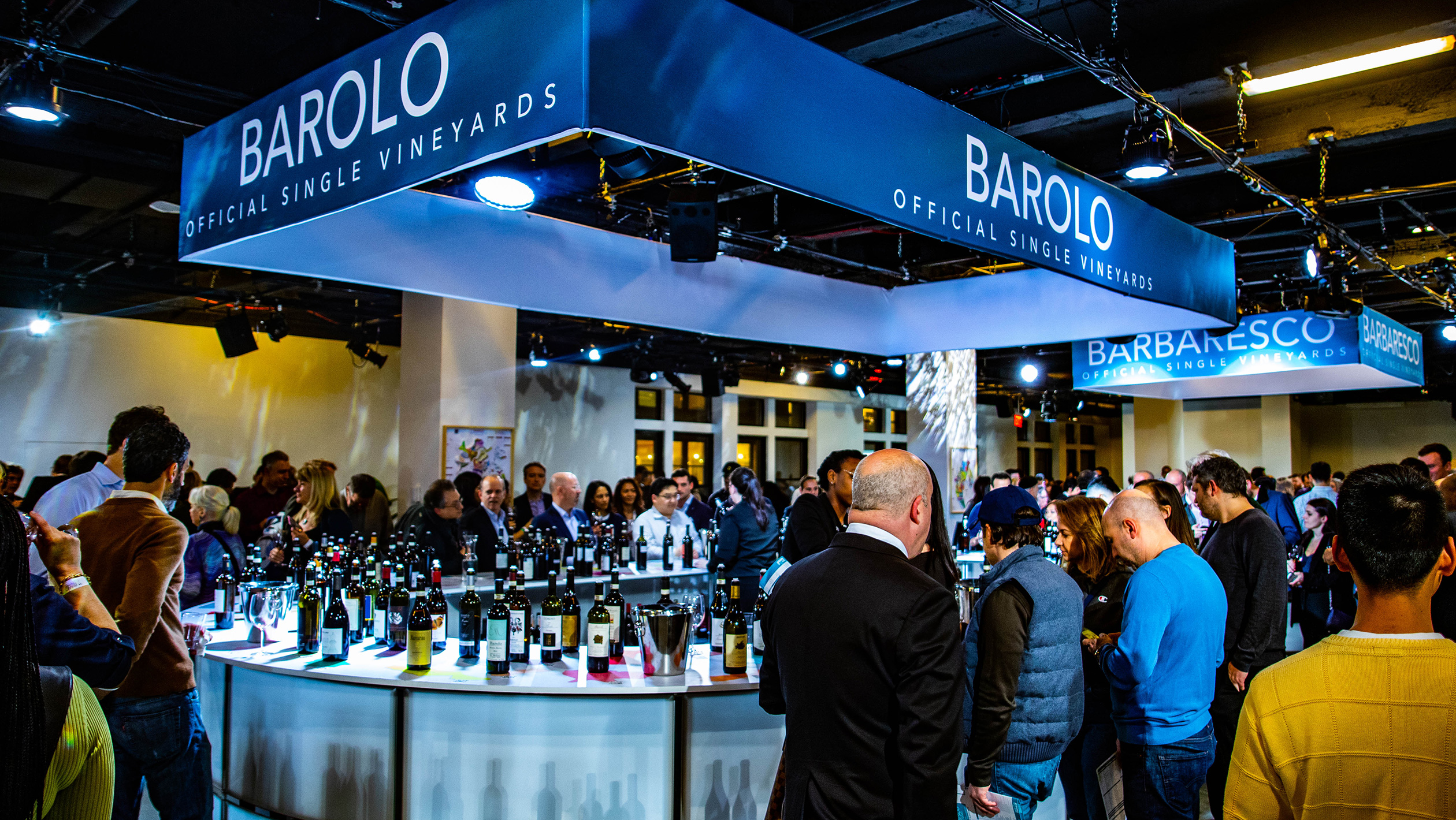 A photo from a previous year at an event for Barolo and Barbaresco
