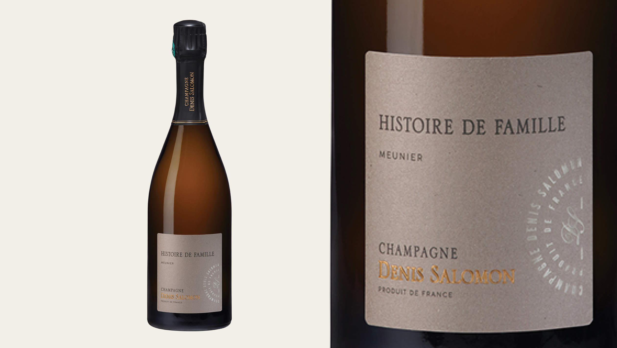 Denis Salomon ‘Histoire de Famille’ Brut NV. Photo courtesy of Denis Salomon. 