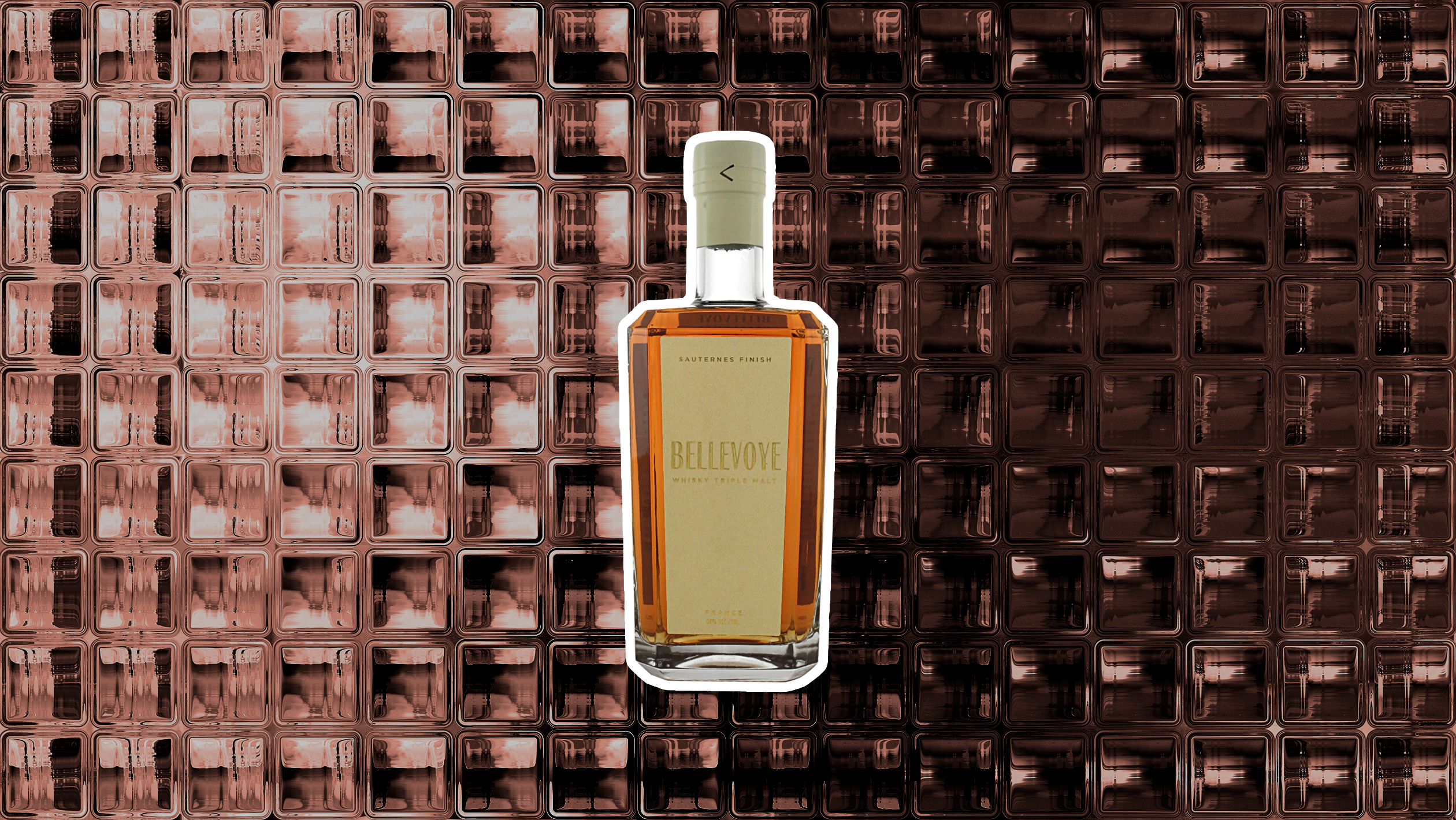 Bellevoye ‘White Label’ French Whisky Triple Malt Sauternes Finish.