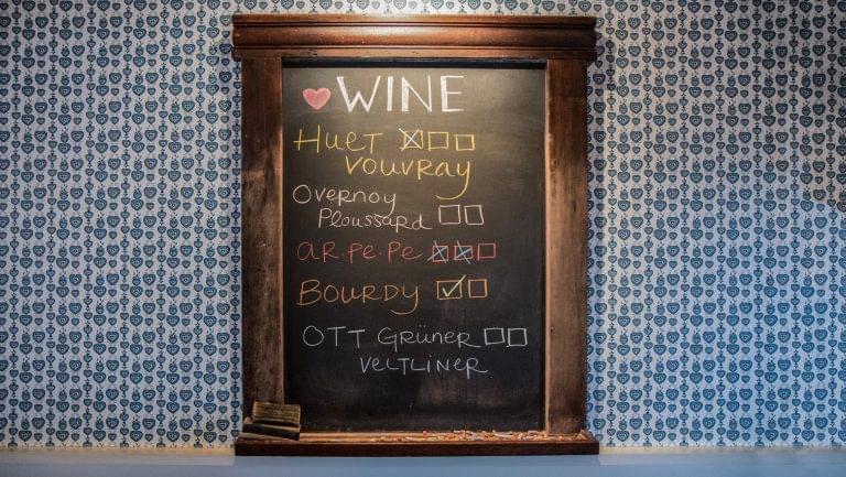 Chalkboard at The Bachelor Farmer