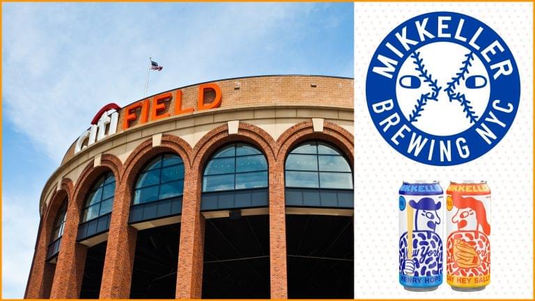 Mikkeller NYC and Citi Field collage