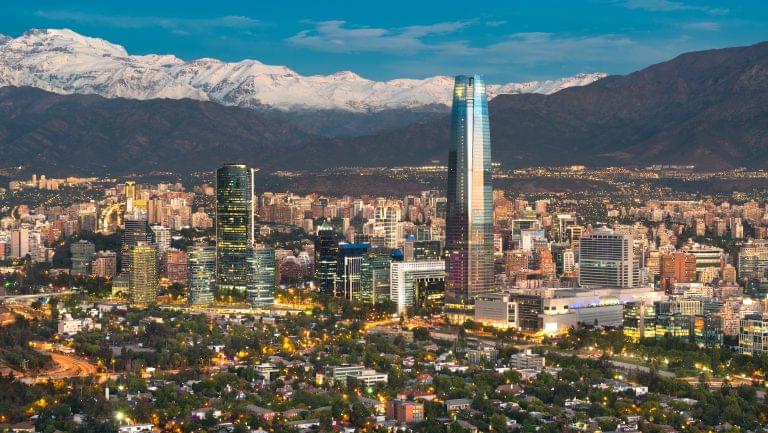 view of Santiago, Chile