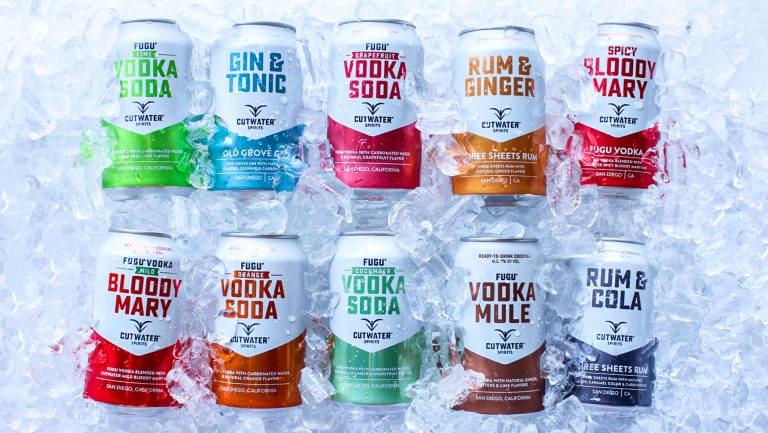 cans of cocktails
