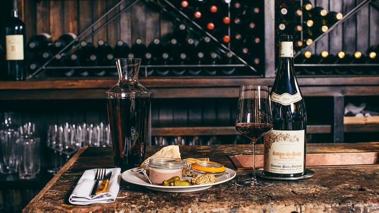 Wine and food together