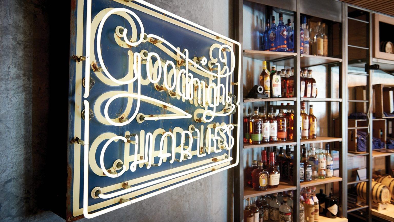 Goodnight Charlie's Sign