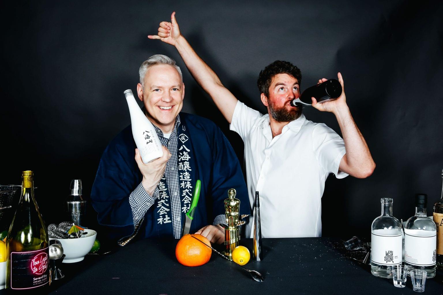 Tim Sullivan of Hakkaisan and Maxwell Lear of Kikusui