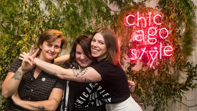 Caitlin Laman, Sharon Bronstein, and Shelby Allison.
