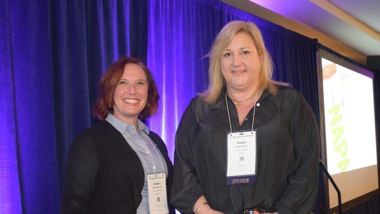 Kristen Barnhisel and Dr. Susan Bastian