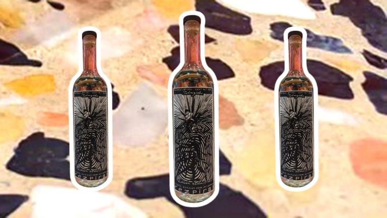 A bottle of Rezpiral Simeon Ramirez Tobaziche