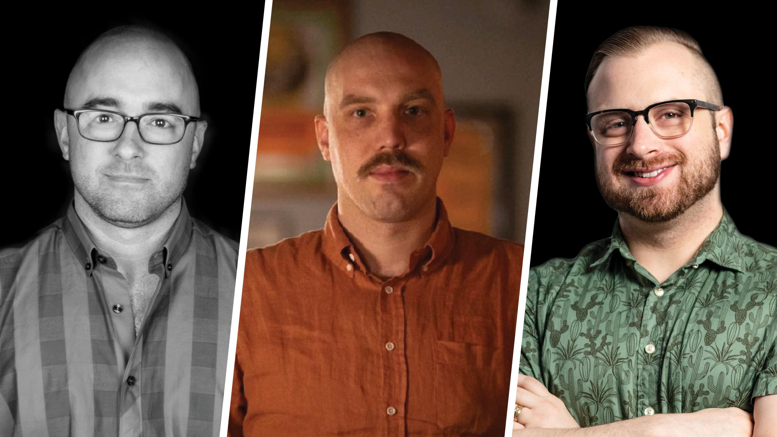 From left to right: Chad Michael George, a bar consultant and the founder of Denver’s Proof Productions (photo by Kyle Arthur); Karl Góranowski, the beverage director for Bata (photo by Jack Ludlam); Patrick Smith the senior beverage manager for the Union Square Hospitality Group (photo courtesy of the Union Square Hospitality Group).