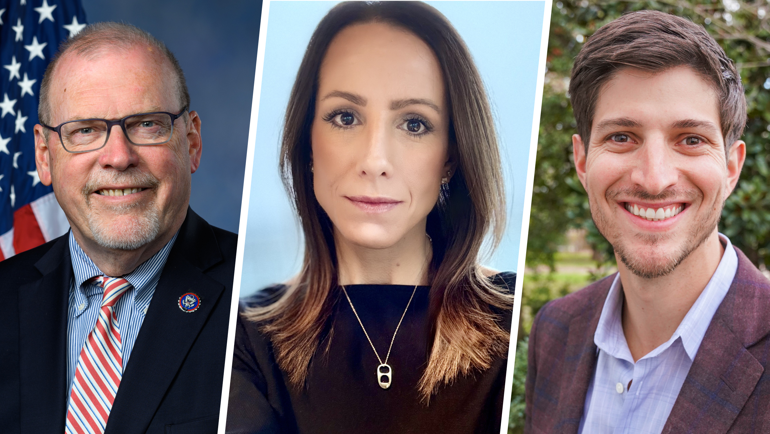 From left to right: Congressman H. Morgan Griffith (photo courtesy of H. Morgan Griffith); Diana Eberlain, the chair of the Coalition for Adult Beverage Alternatives (photo courtesy of Diana Eberlein); and Ryan Moses, the CEO of Best Brands Inc. (photo courtesy of Ryan Moses).