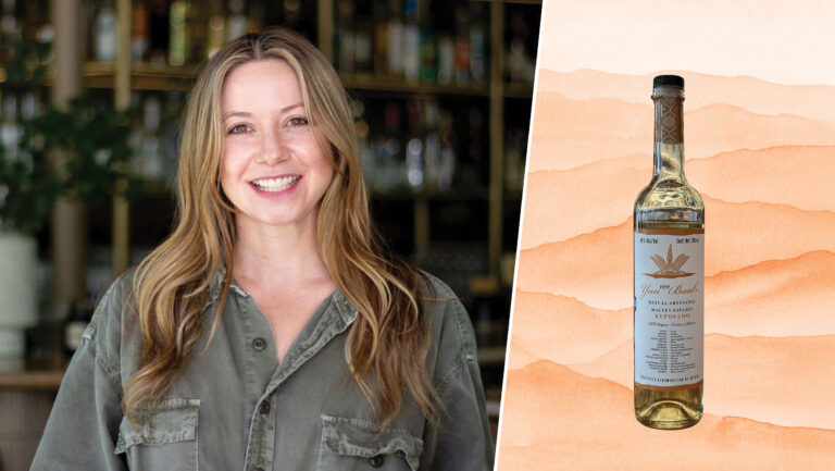 Aubrey Bailey, the owner of Chispa Bar and Cadet; and Yuu Baal Reposado Espadín Mezcal