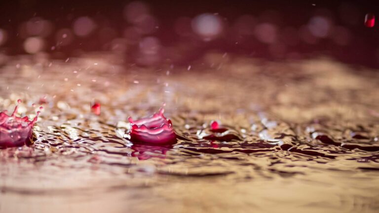 Rosé winemaking.