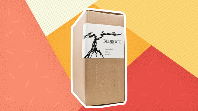 A box of Bedrock Wine Co. ‘Ode To Lulu’ Rosé 2024.