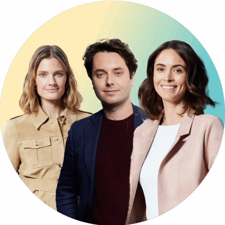 Constance Jablonski, Rodolphe Taittinger, and Maggie Frerejean-Taittinger, French Bloom