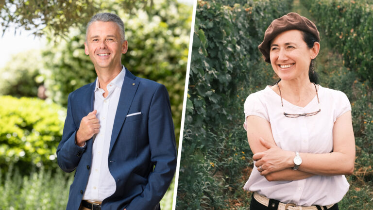 Olivier Souvelain and Laura Catena