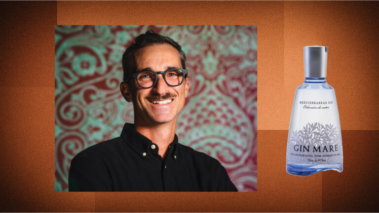 Danny Shapiro, the head bartender and partner at The Scofflaw (photo courtesy of Danny Shapiro); Gin Mare (photo courtesy of Gin Mare). 