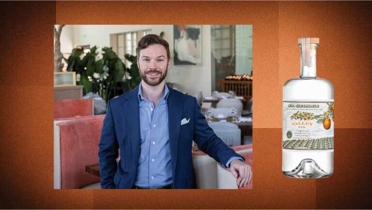 Kevin King, the project director of Neighborhood Dining Group (photo by Andrew Cebulka); St. George Valley Gin (photo by Jason Tinacci).