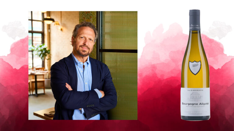 From left to right: Mark Censits, the managing partner of Maxwell Alley (photo by Paolo Verzani); Domaine Edmond Cornu & Fils Aligoté (photo courtesy of Rosenthal Wine Merchant).