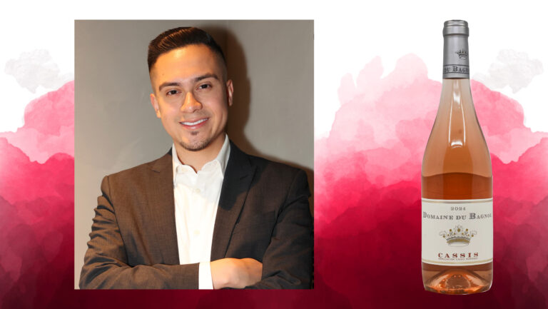 From left to right: Robert Penafiel, the general manager of Okaru (photo courtesy of Okaru); Domaine du Bagnol Rosé (photo courtesy of Rosenthal Wine Merchant).