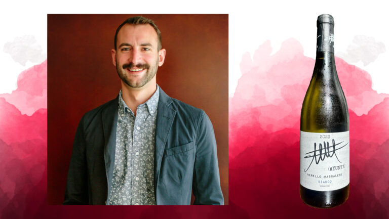 From left to right: Ryan Lotz, the beverage director of Bar Mezzana; Ayunta Nerello Mascalese Bianco (photos courtesy of Bar Mezzana).