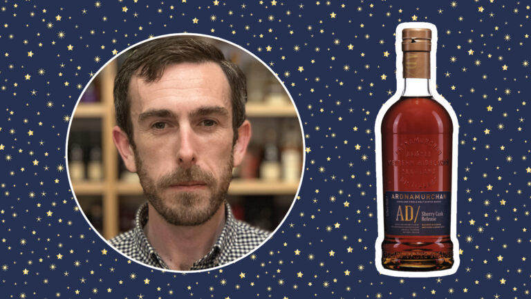 From left to right: Brendan Noble, the spirits buyer at The Whisky Shop (photo courtesy of Brendan Noble); Ardnamurchan Sherry Cask (photo courtesy of The Whisky Shop). 