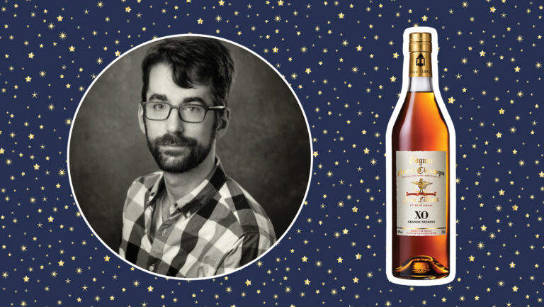 From left to right: Jacob Brower, the spirits buyer at Amanti Vino (photo courtesy of Amanti Vino); Jean Fillioux XO Grande Réserve Cognac (photo courtesy of Heavenly Spirits). 