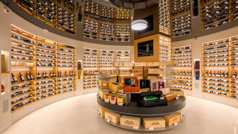 Millesima wine shop.