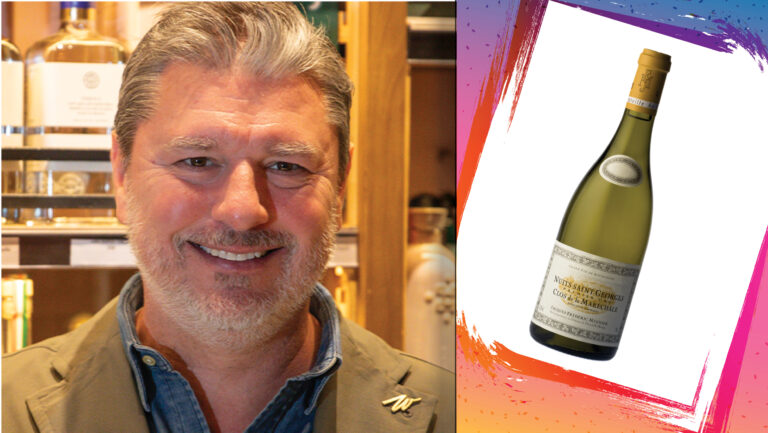From left to right: Philip Dunn, the director of spirits and wine buyer at Wally’s Wine & Spirits (photo courtesy of Wally's); J.F. Mugnier ‘Clos de la Maréchale’ Nuits-Saint-Georges Premier Cru (photo courtesy of J.F. Mugnier).