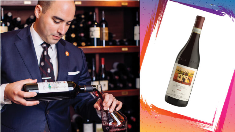 From left to right: Steven McDonald, MS, the executive wine director of Pappas Bros. Steakhouse (photo courtesy of Pappas Restaurants); Trediberri ‘Berri’ Barolo (photo courtesy of Trediberri).
