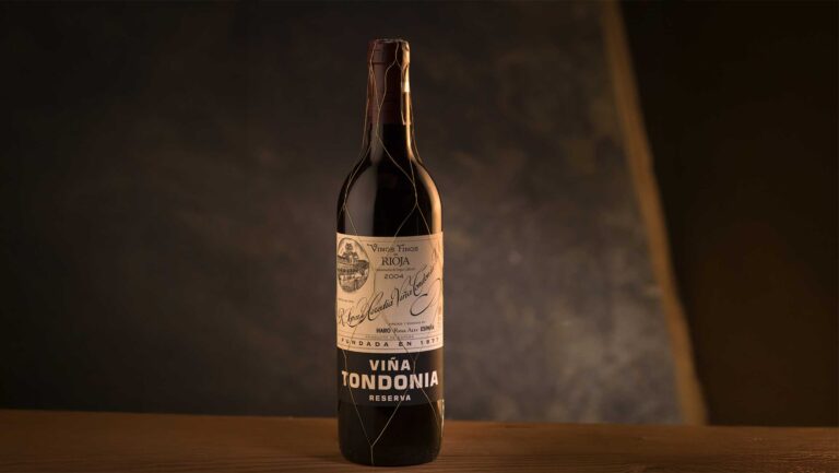 The 2004 Viña Tondonia Reserva. Photo courtesy of López de Heredia.