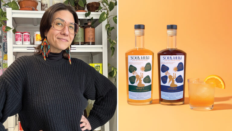 From left to right: Aqxyl Storms, the founder and curator of Minus Moonshine; Soul Hum Uplift and Unwind. Photos by Amanda La Belle.