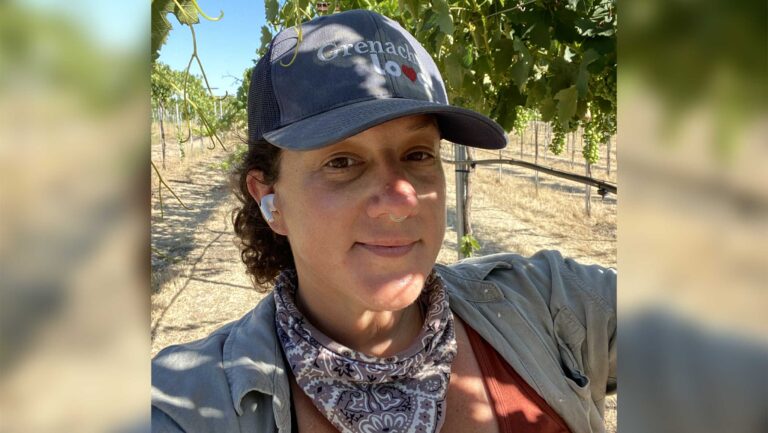 Erin Mason,regenerative agriculture specialist at Tablas Creek Vineyard. Photo courtesy of Erin Mason.
