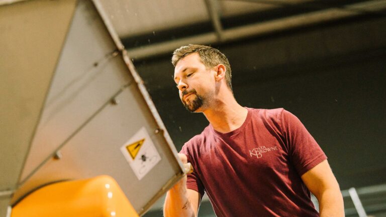 Scott Twitchell, the assistant winemaker at Kosta Browne Winery. Photo courtesy of Kosta Brown Winery.