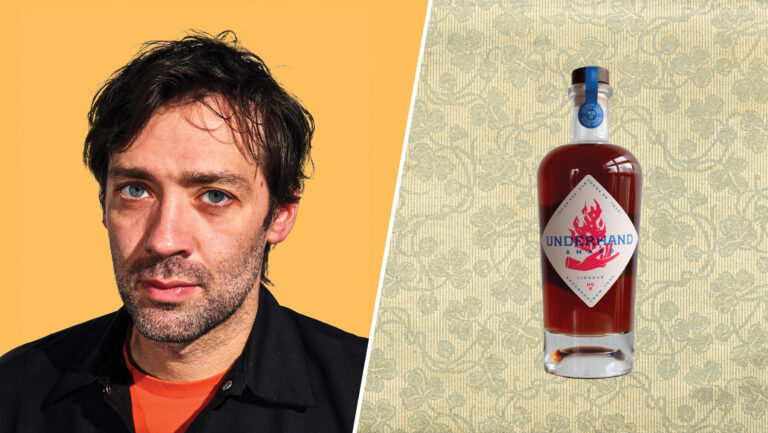 From left to right: Logan Rodriguez, the beverage director for Oddball (photo courtesy of Oddball); Underhand Amaro (photo courtesy of Matchbook Distilling).