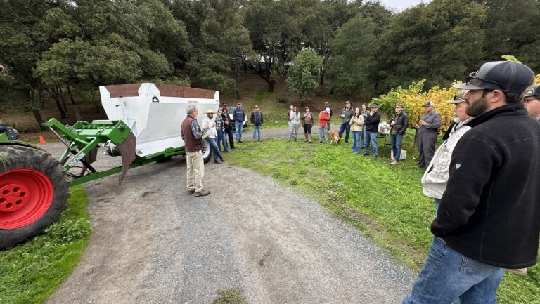 The winemaking team of Silver Oak Cellars.