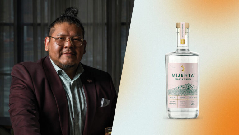 From left to right: Lou Bernard, the beverage director of MITA (photo by Rey Lopez); Mijenta Blanco.