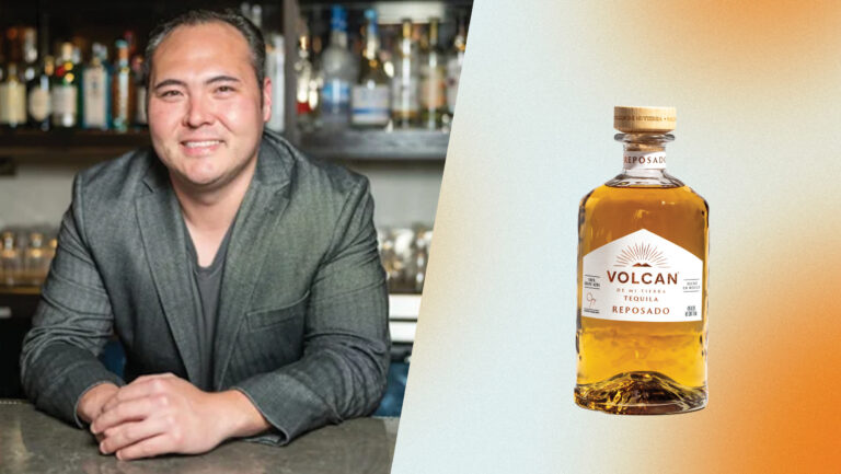From left to right: Joseph Arakawa, the corporate beverage director for EDO Hospitality (photo by Alexander Zeren); Volcán de Mi Tierra Reposado (photo courtesy of Overton and Associates).