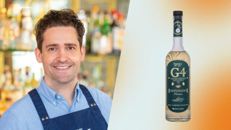 From left to right: Chris Moore, the director of beverage for Jean-Georges Restaurants (photo courtesy of Chris Moore); G4 de Madera Reposado 2024 (photo courtesy of PKGD Group).