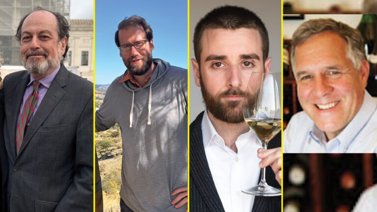 From left to right: Victor Owen Schwartz, the owner of V.O.S. Selections (photo courtesy of V.O.S. Selections); Matthew Goss, the co-owner of Credo Imports (photo courtesy of Matthew Goss); Damiano Sorato, the VP of on-trade sales for importer Ethica Wines (photo courtesy of Ethica Wines); David Parker, the CEO of Benchmark Wine Group (photo courtesy of Benchmark Wine Group).