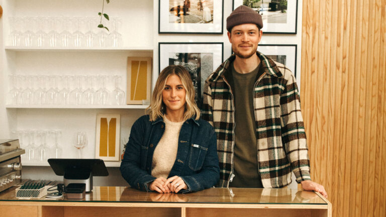 Nick Bentley, the co-owner of Petite Wine Shop, says his love of natural wine shapes the store’s identity. Photo courtesy of Petit Wine Shop.